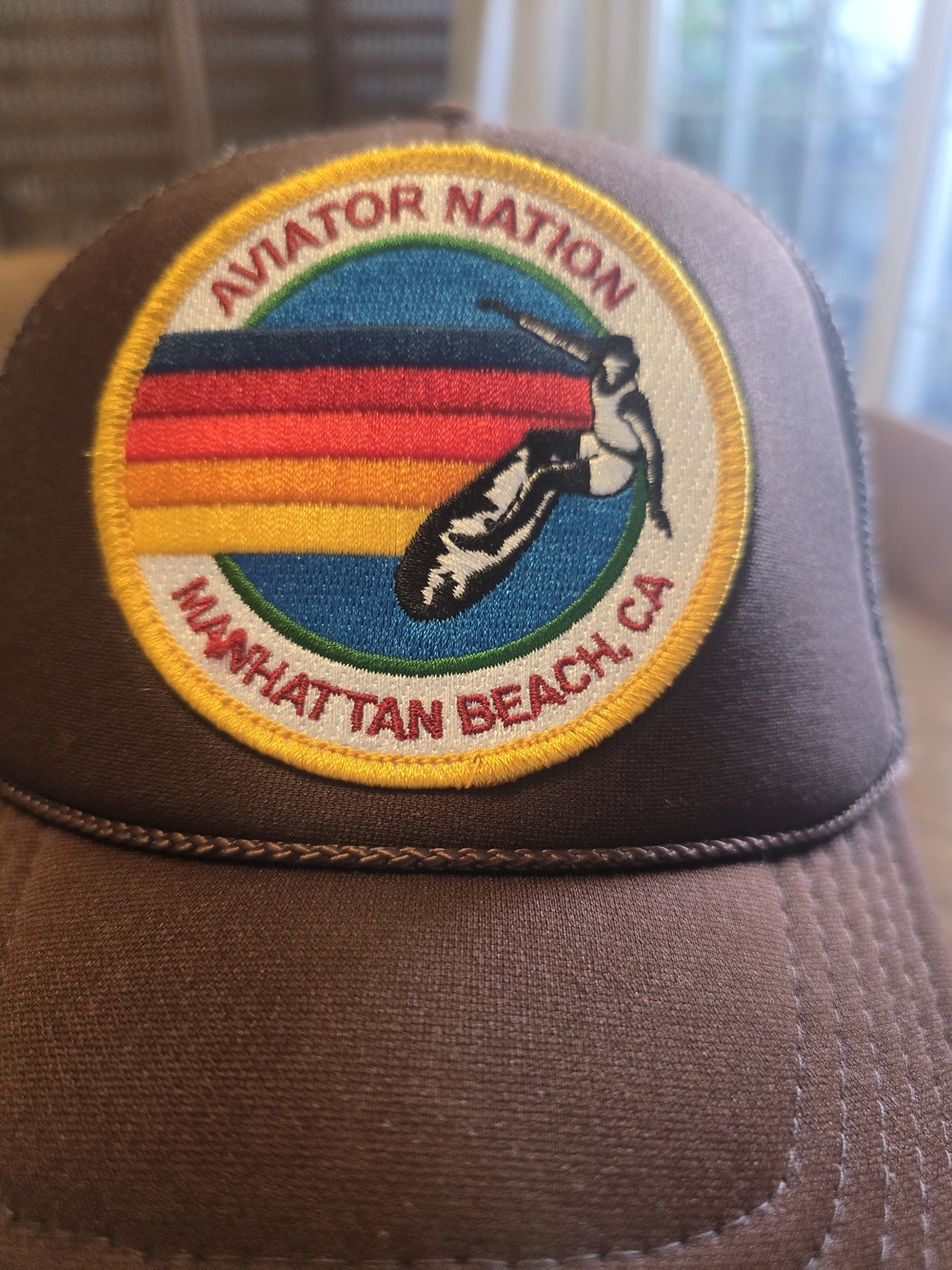 Aviator Nation Brown Trucker Hat